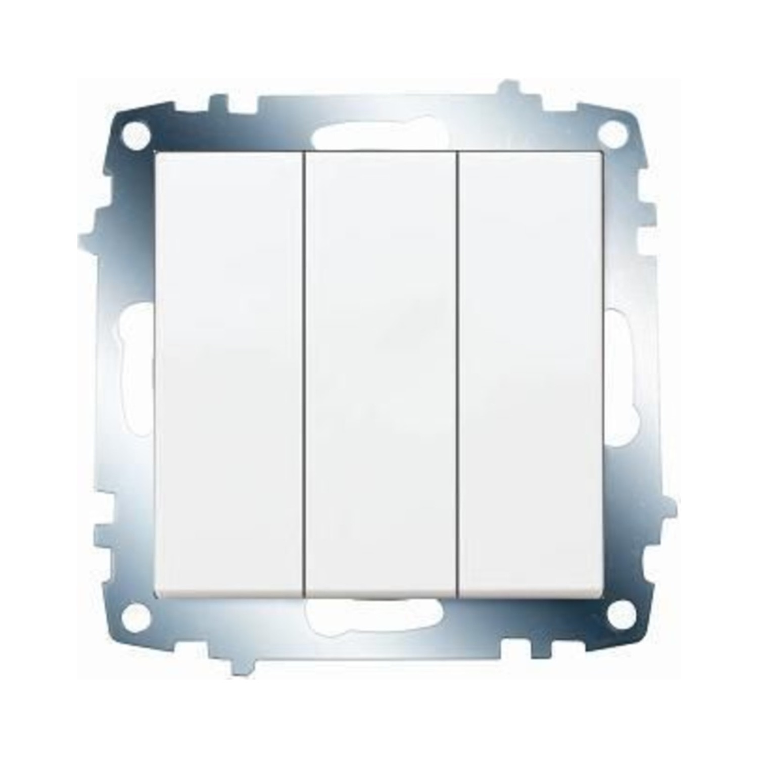 Viko 90967068 Karre/Meridian Beyaz Üçlü Anahtar Mekanizma