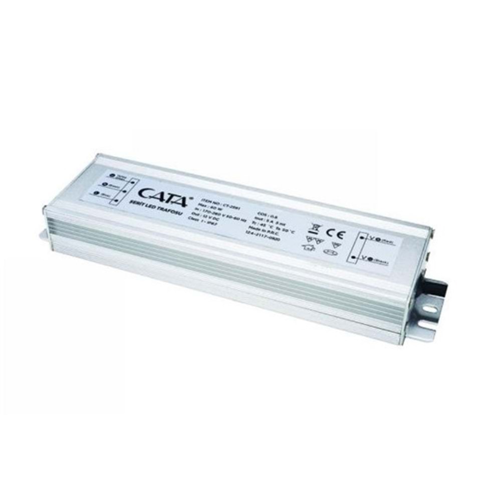 Cata Ct-2591 Dış Mekan Şerit Led Trafosu 60W 5A