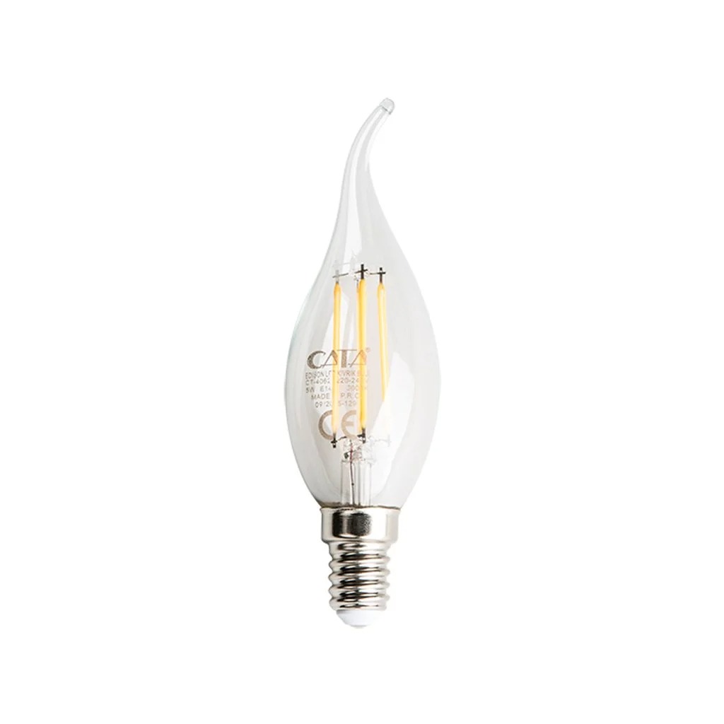 Cata CT-4062G 4W LED Filament Kıvrık Buji Ampul Günışığı