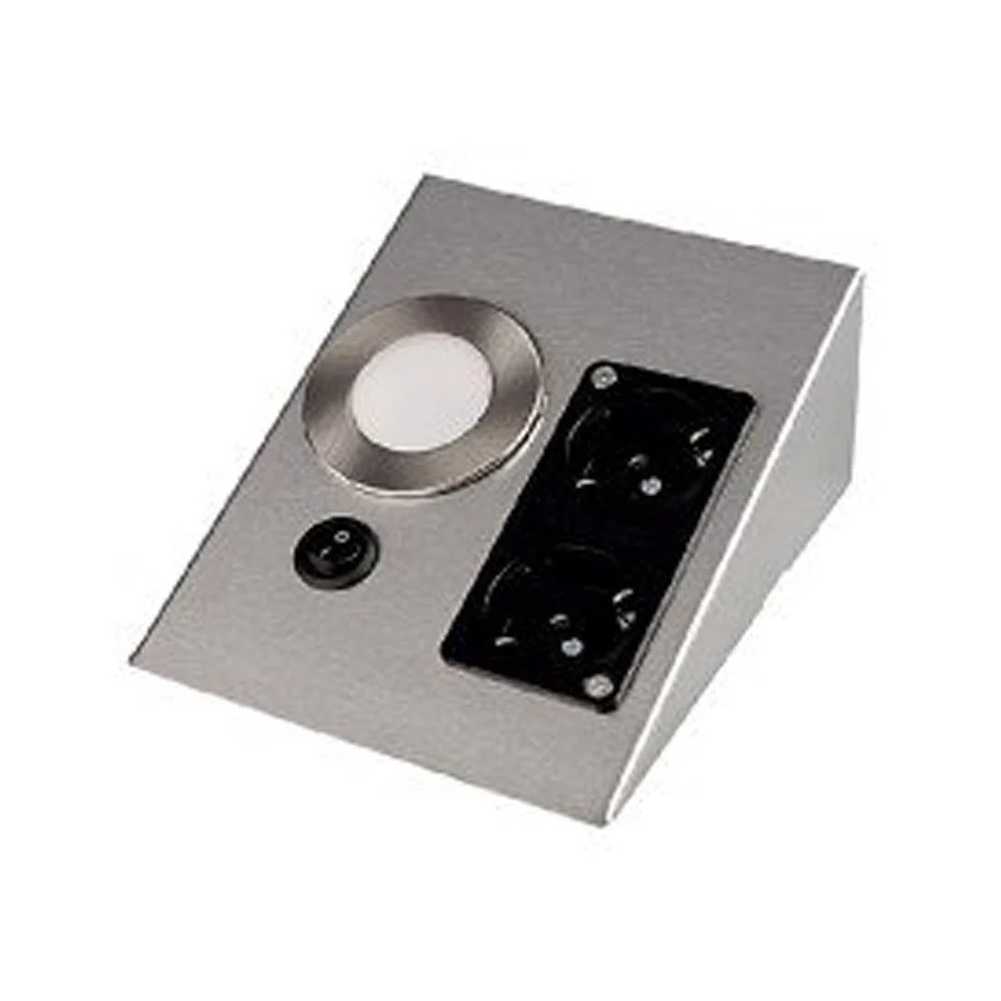 Cata CT-5109B 1W Üçgen Spot Beyaz Ledli Çift Prizli
