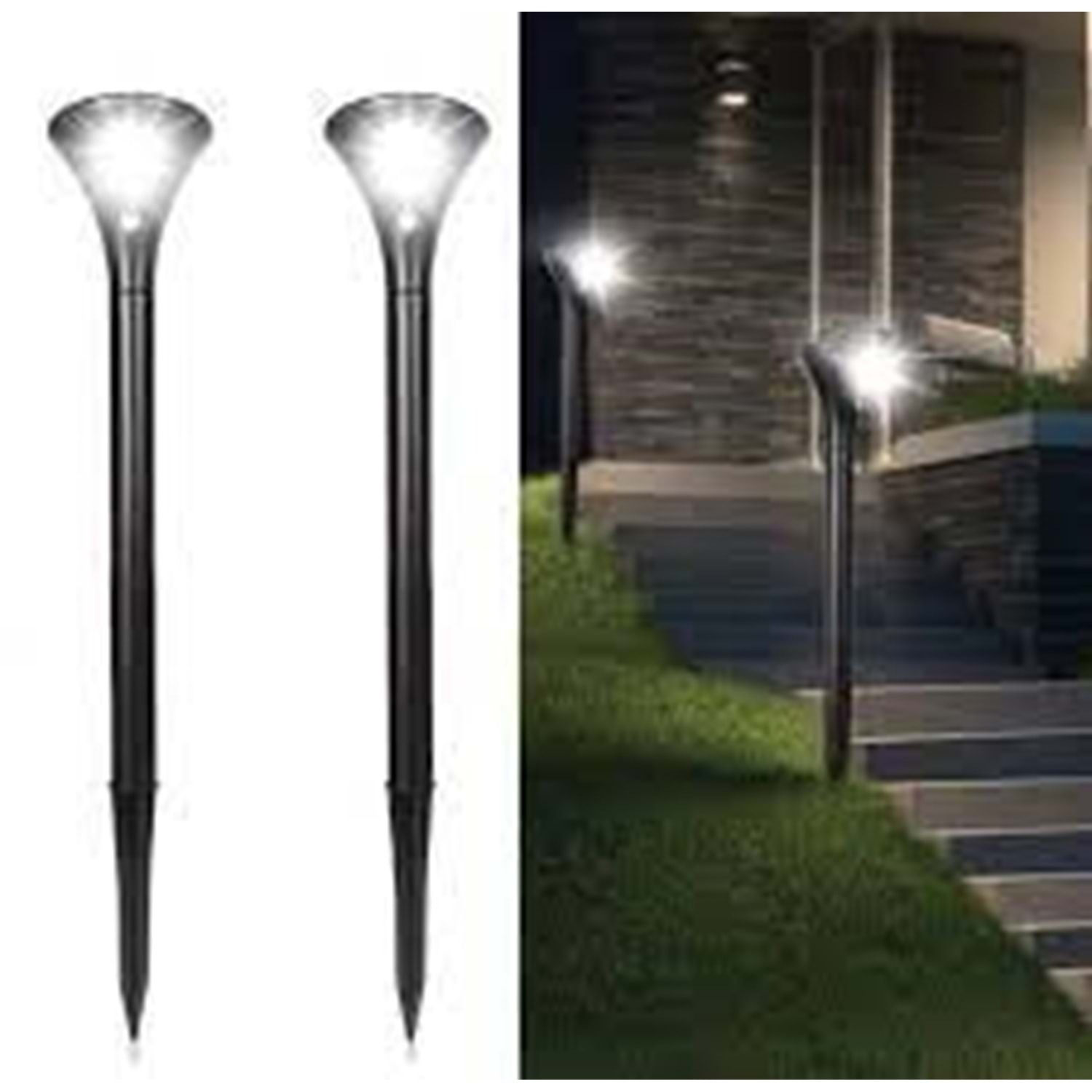 Cata CT-7311B 20W Beyaz Solar Bahçe Armatürü